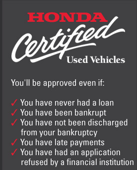 Certified Hondas available in downtown Montreal